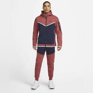 Nike Burgundy and Navy Nike Tech